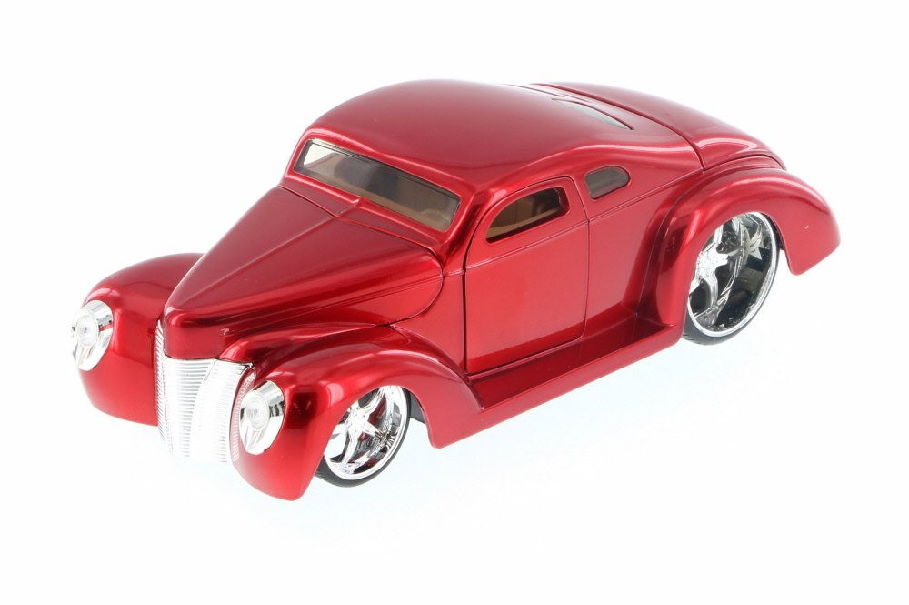 1940 Ford Coupe Custom, Red - Jada 90281LC - 1/24 Scale Diecast