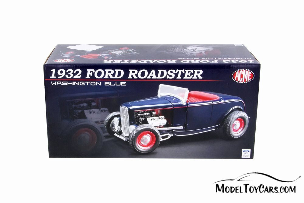 1932 Ford Roadster, Washington Blue - Acme 1805014 - 1/18 Scale