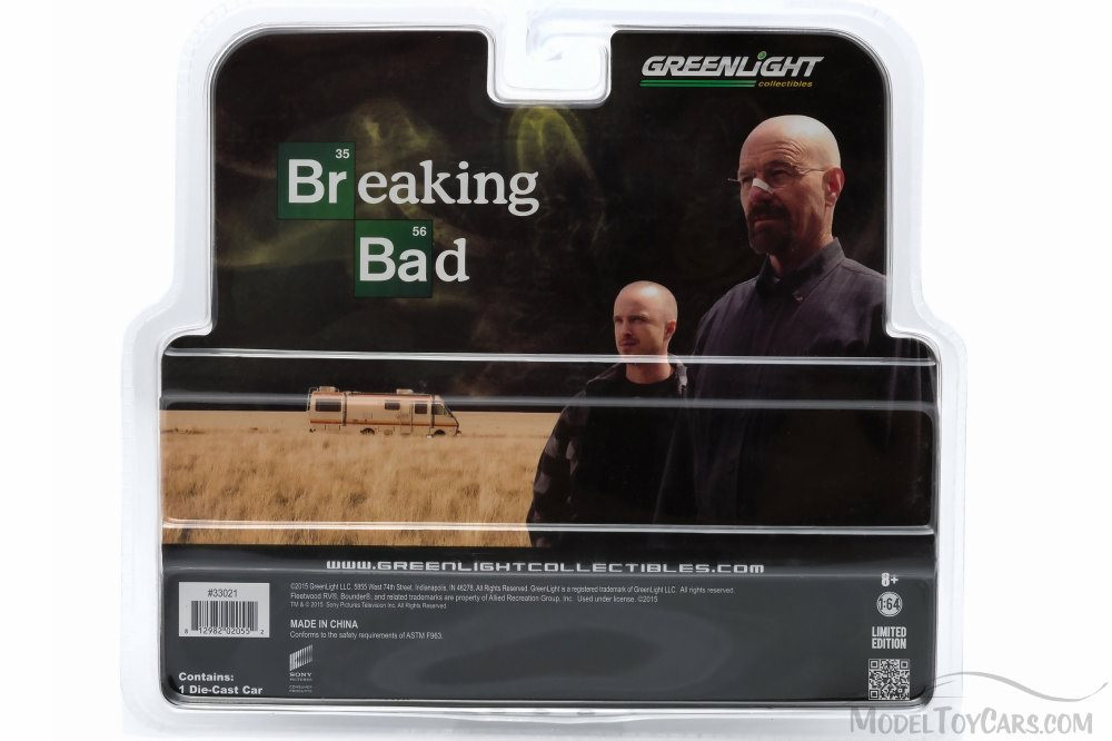 ミニカー 1/64 Breaking Bad 1986 FLEETWOOD BOUNDER 1/64 GREENLIGHT 1986 FLEETWOOD BOUNDER Breaking Bad Diecast