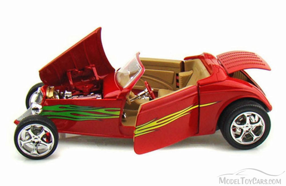 1933 Ford Convertible, Red - Road Signature 92838 - 1/18 Scale