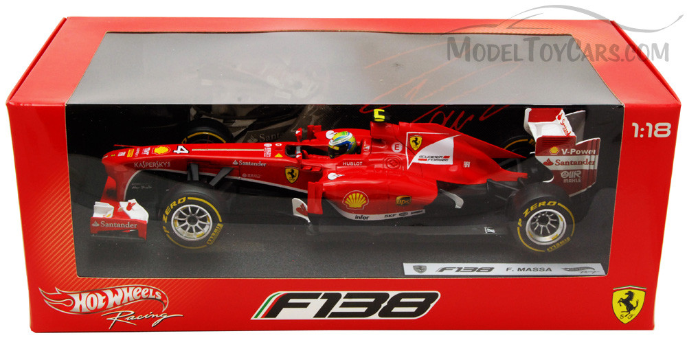 2013 - Ferrari F138 - F. Mass #4, Red - Mattel Hot Wheels BCK15