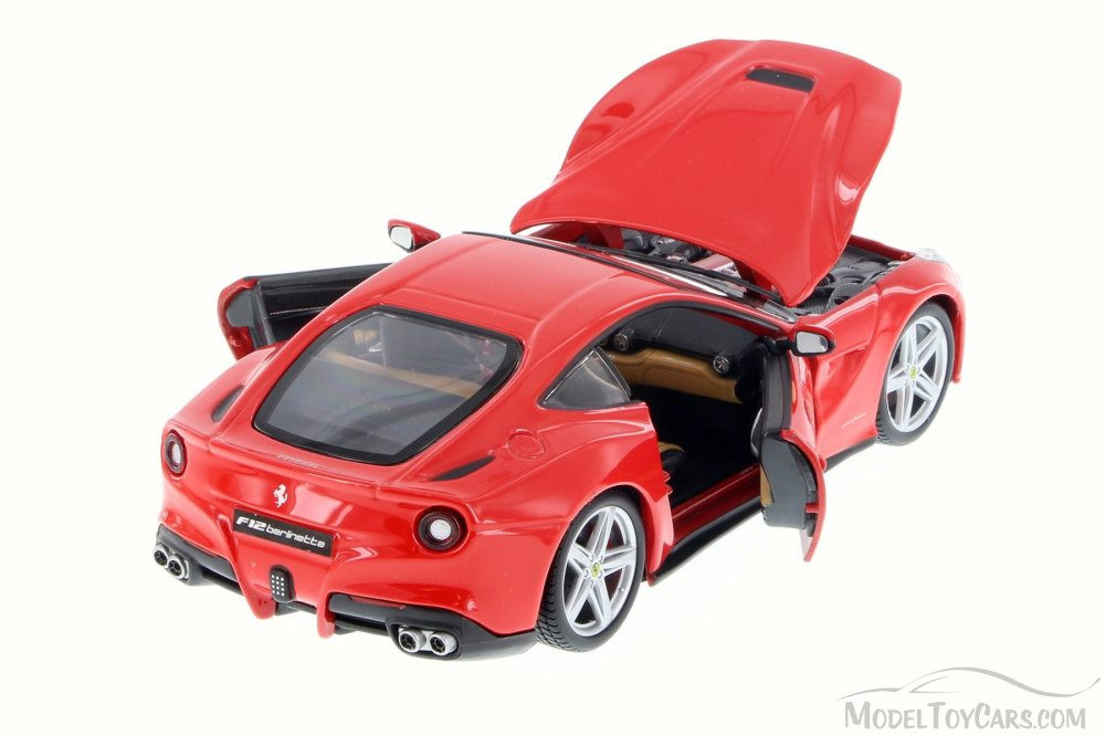 F12 Berlinetta, Red - Bburago 26007D - 1/24 Scale Diecast Model Toy Car (Brand New, but NOT IN BOX)