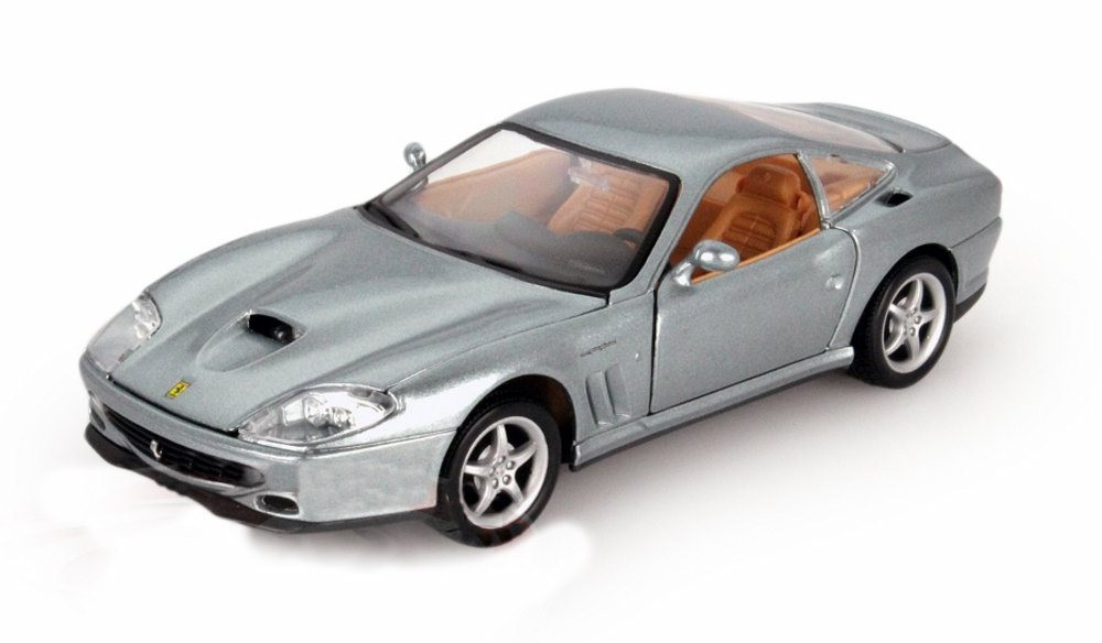 Ferrari 550 Maranello, Gray - Bburago 26004 - 1/24 scale Diecast