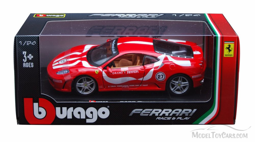 Ferrari F430 Fiorano, Red - Bburago 26009 - 1/24 scale Diecast