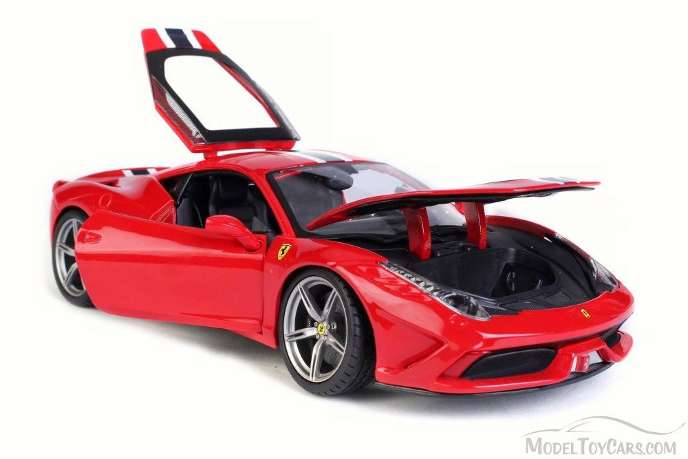 Ferrari 458 Speciale, Red - Bburago 16002R - 1/18 Scale Diecast Model Toy Car