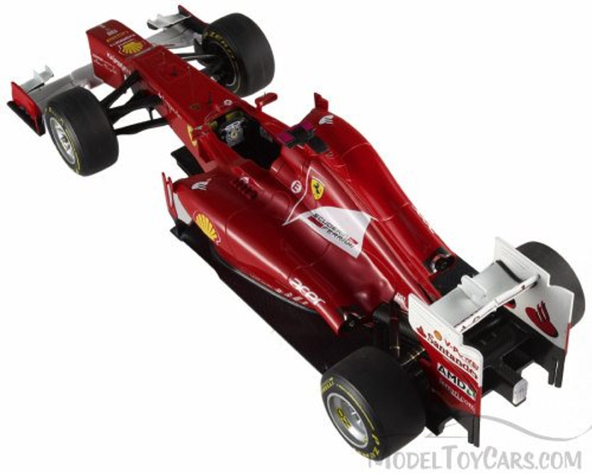 2012 - Ferrari F2012 F1 Formula - F. Alonso #5, Red - Mattel Hot 