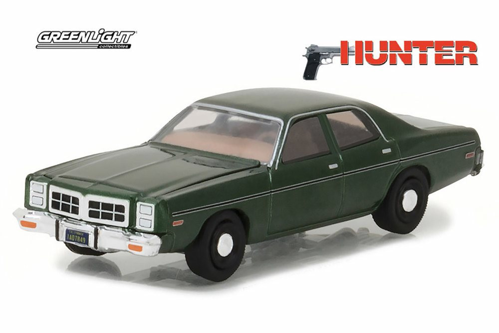 1978 Dodge Monaco (Hunter), Green - Greenlight 44780C/48 - 1/64 Scale Diecast Model Toy Car