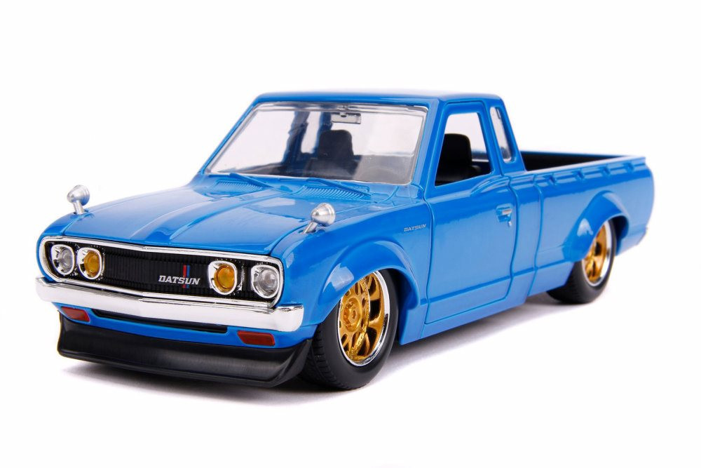 1972 Datsun 620 Pickup, Blue - Jada 31625DP1 - 1/24 scale Diecast