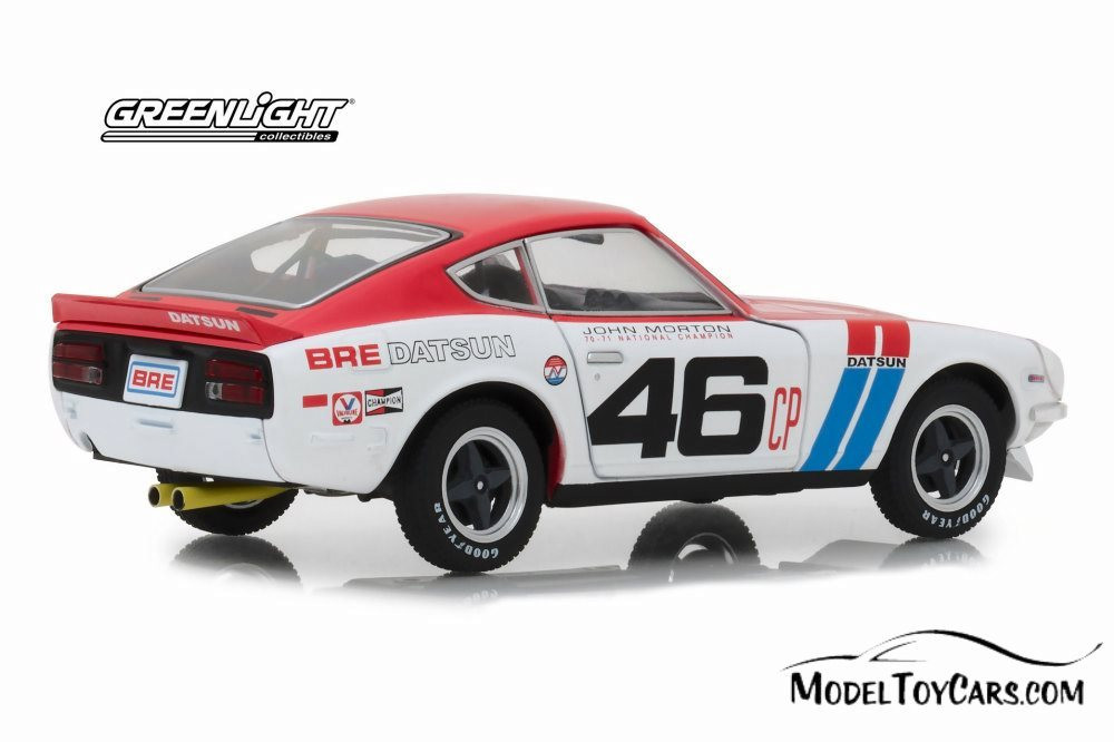 1970 Datsun 240Z Hard Top, Tokyo Torque BRE (Brock Racing Enterprises) #46 - Greenlight 18301 - 1/24 Scale Diecast Model Toy Car