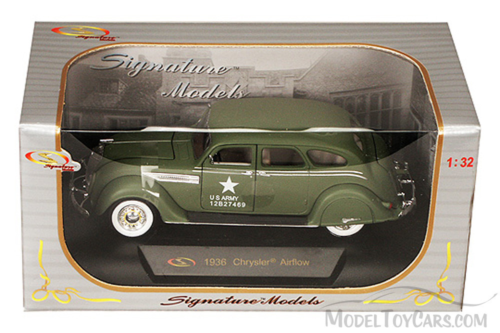 1936 Chrysler Airflow US Army Issued, Green - Signature Models