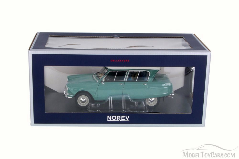 1964 Citroen Ami 6, Jade Green - Norev 181536 - 1/18 Scale Diecast Model Toy Car