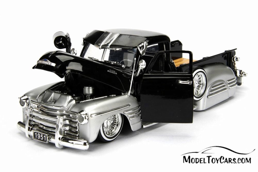 1951 Chevy Pick Up, Black w/ Silver - Jada 99036DP1 - 1/24 Scale