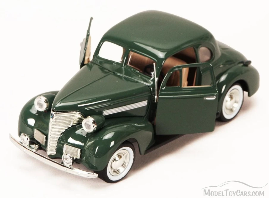 1939 Chevy Coupe, Green - Showcasts 73247 - 1/24 Scale Diecast Model Car (Brand New, but NOT IN BOX)