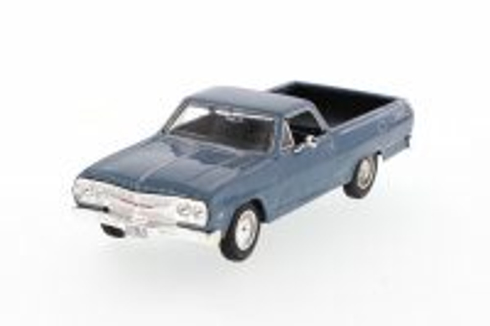 1965 Chevrolet El Camino Hard Top, Blue - Maisto 31977BU - 1/24 Scale Diecast Model Toy Car