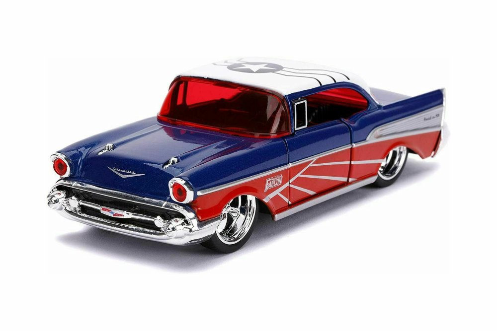 1957 Chevy Bel Air, Falcon - Jada 31762 - 1/32 scale Diecast Model