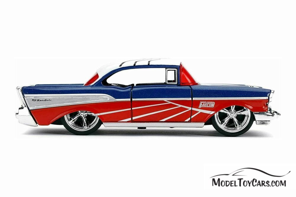 1957 Chevy Bel Air, Falcon - Jada 31762 - 1/32 scale Diecast Model