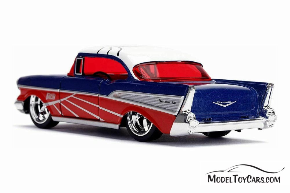 1957 Chevy Bel Air, Falcon - Jada 31762 - 1/32 scale Diecast Model