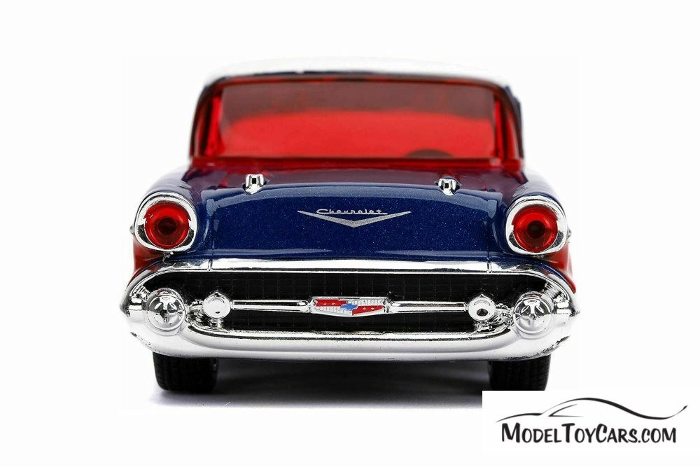 1957 Chevy Bel Air, Falcon - Jada 31762 - 1/32 scale Diecast Model