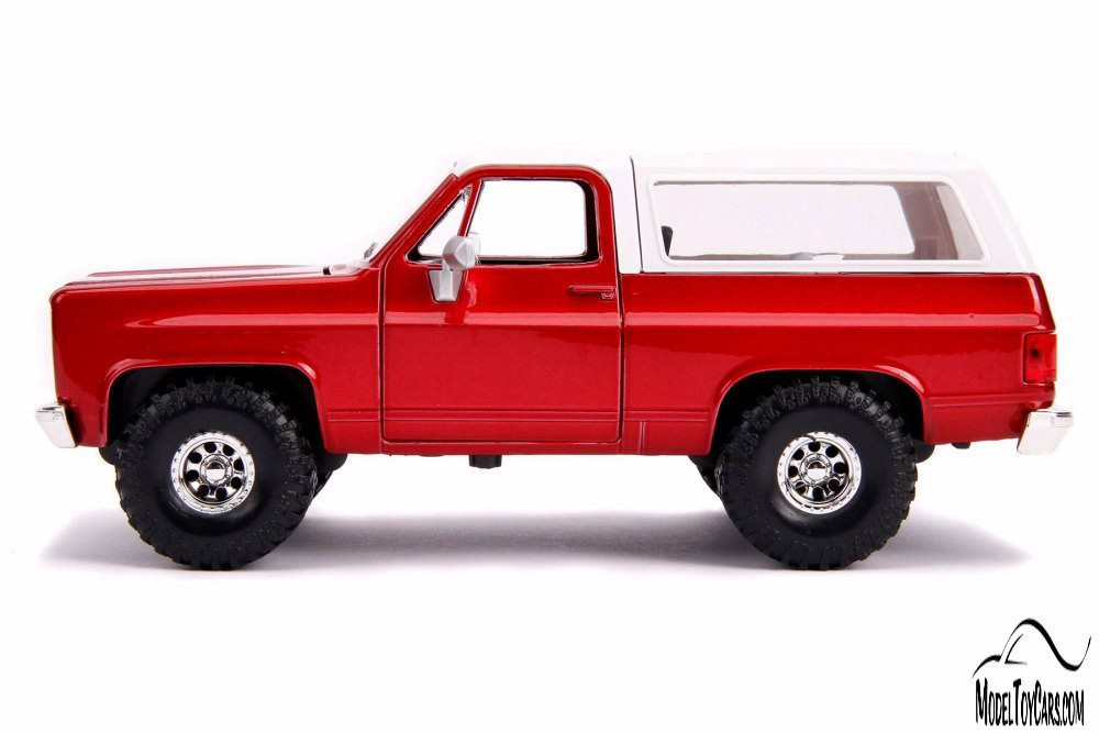 1980 Chevy Blazer K5 Off Road, Red - Jada 31629DP1 - 1/24 scale