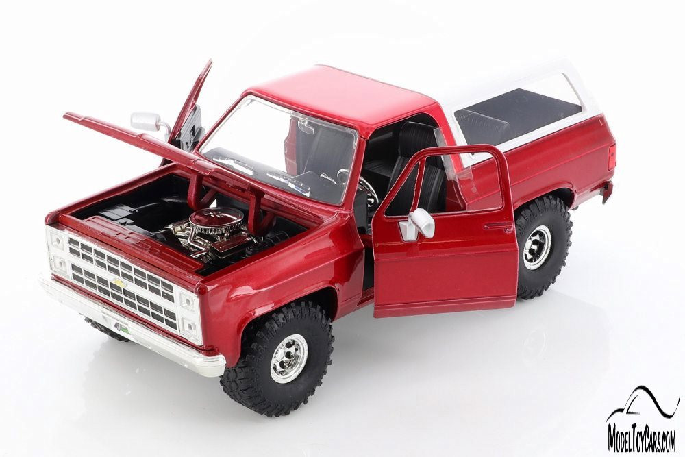 1980 Chevy Blazer K5 Off Road, Red - Jada 31629DP1 - 1/24 scale