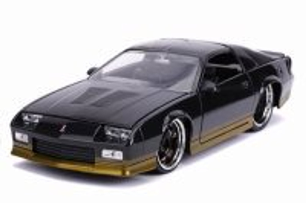 1985 Chevy Camaro Z28 T-Top, Black Metallic - Jada 31457 - 1/24 scale Diecast Model Toy Car