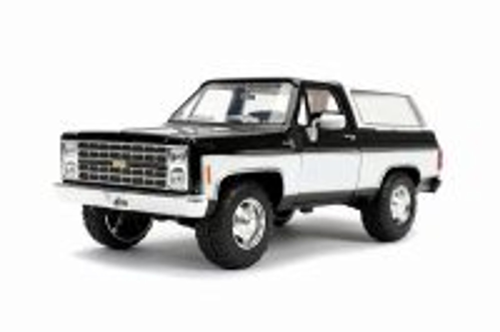 1980 Chevy Blazer K5 Off Road, Black - Jada 31628DP1 - 1/24 scale Diecast Model Toy Car