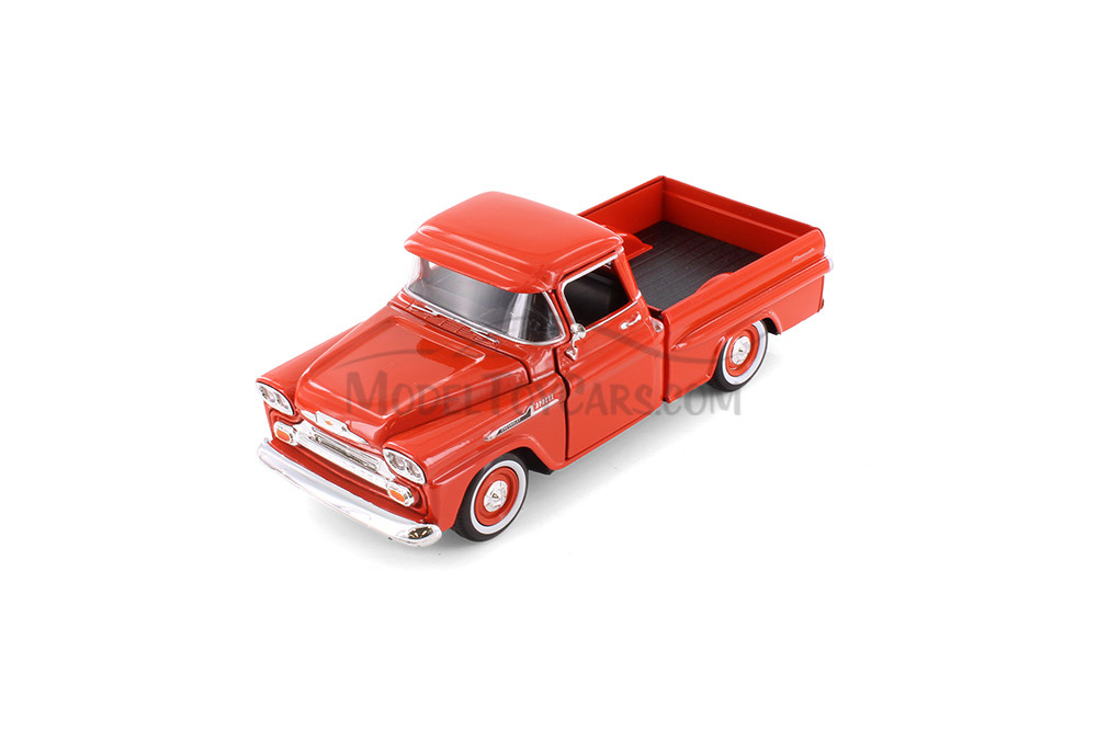 No197 ミニカー1/24 CHEVROLET APACHE PICKUP Amazon.com: 1958 Chevy Apache Fleetside Pickup Truck Brown