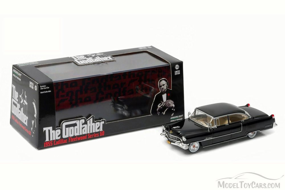 The Godfather 1955 Cadillac Fleetwood Series 60, Black - 86492 - 1