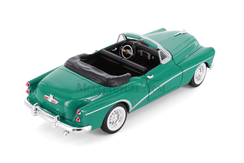 1953 Buick Skylark Opened Convertible, Turquoise Green - Welly 24027C/H/4D - 1/24 Scale Diecast Model Toy Car