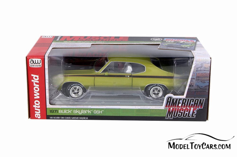 1971 Buick Skylark GSX Hard Top, Limemist Green w/white