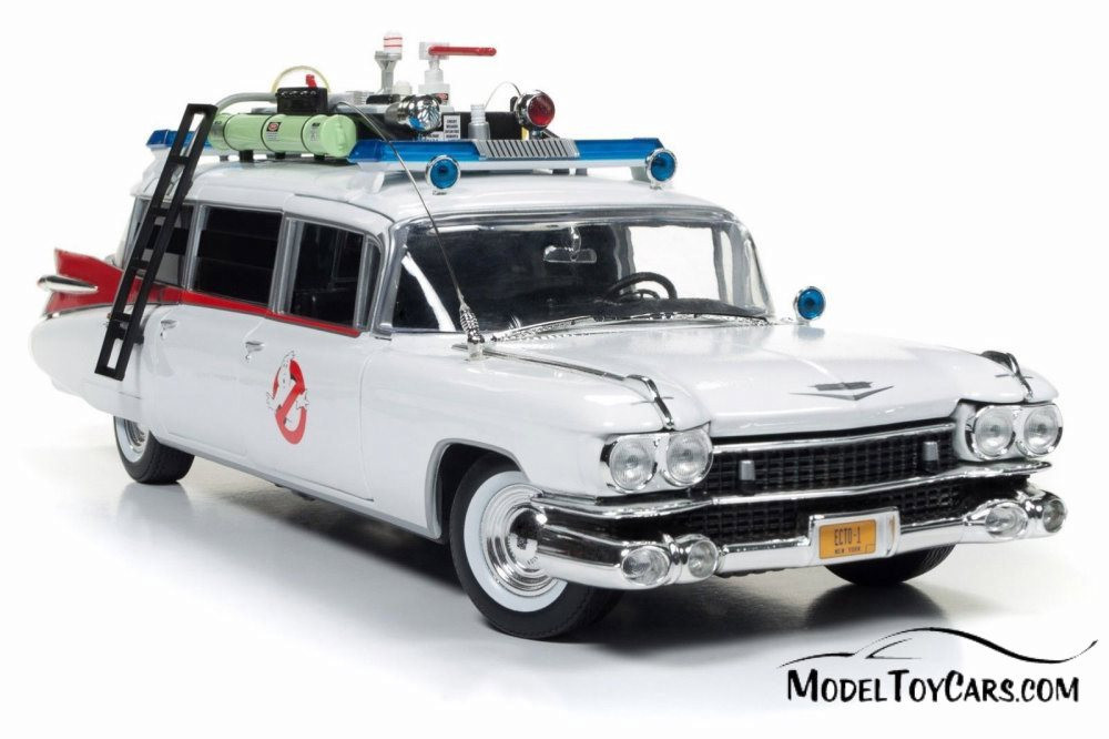 Ambulance CADILLAC Miller Meteor Ghostbusters ECTO 1 SOS Fantômes 1/24