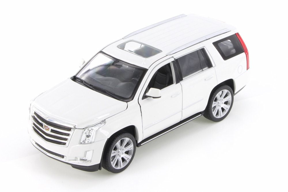 Welly 2017 Cadillac Escalade, White 24084/4d - 1/24 Scale Diecast Model Toy Car But No Box