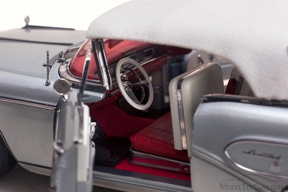 1958 Buick Limited Closed Convertible, Silver Mist - Sun Star 4816