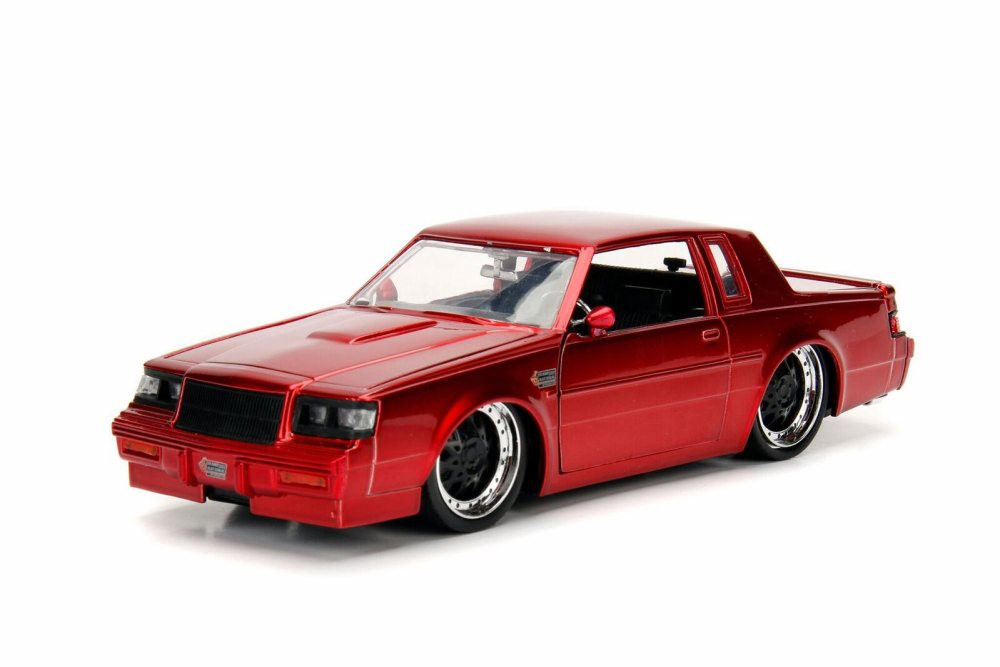 1987 Buick Grand National Hard Top, Red - Jada 30341DP1 - 1/24 Scale Diecast Model Toy Car