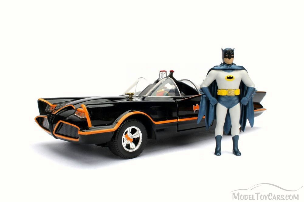 1966 Classic TV Series Batmobile w/ Batman & Robin Figures, 98259 
