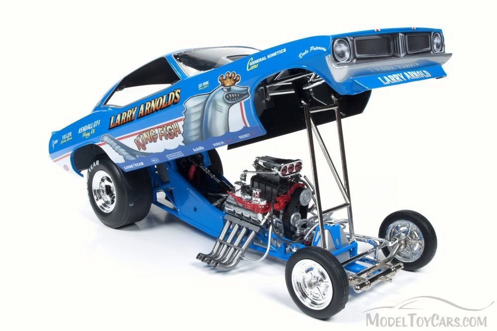 Larry Arnolds's Cuda King Fish, Blue - Auto World AW1173 - 1/18