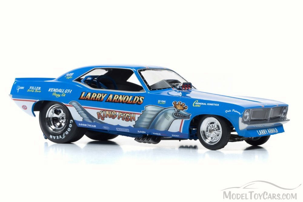 Larry Arnolds's Cuda King Fish, Blue - Auto World AW1173 - 1/18