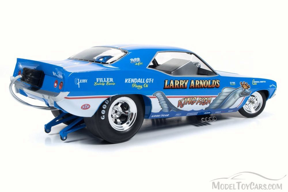 Larry Arnolds's Cuda King Fish, Blue - Auto World AW1173 - 1/18
