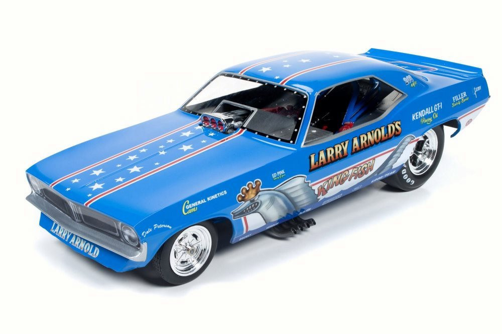 Larry Arnolds's Cuda King Fish, Blue Auto World AW1173 1/18