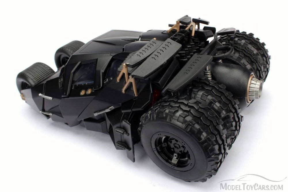 2008 The Dark Knight Batmobile w/ Batman Figure, Black