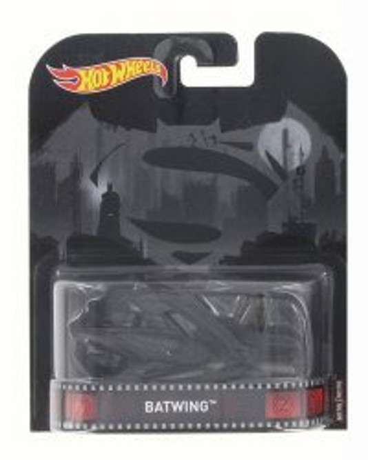 Batman vs Superman 2016 Batwing, Black - Mattel/Hot Wheels DMC55-956A - 1/64 Scale Diecast Model Toy Car