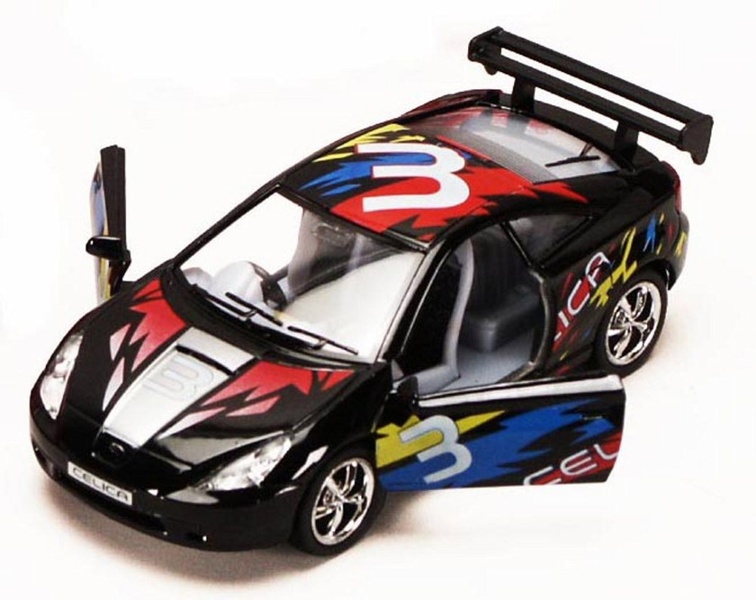 Street Fighter Toyota, Black - Kinsmart 5072/5D - 5 Inch Diecast