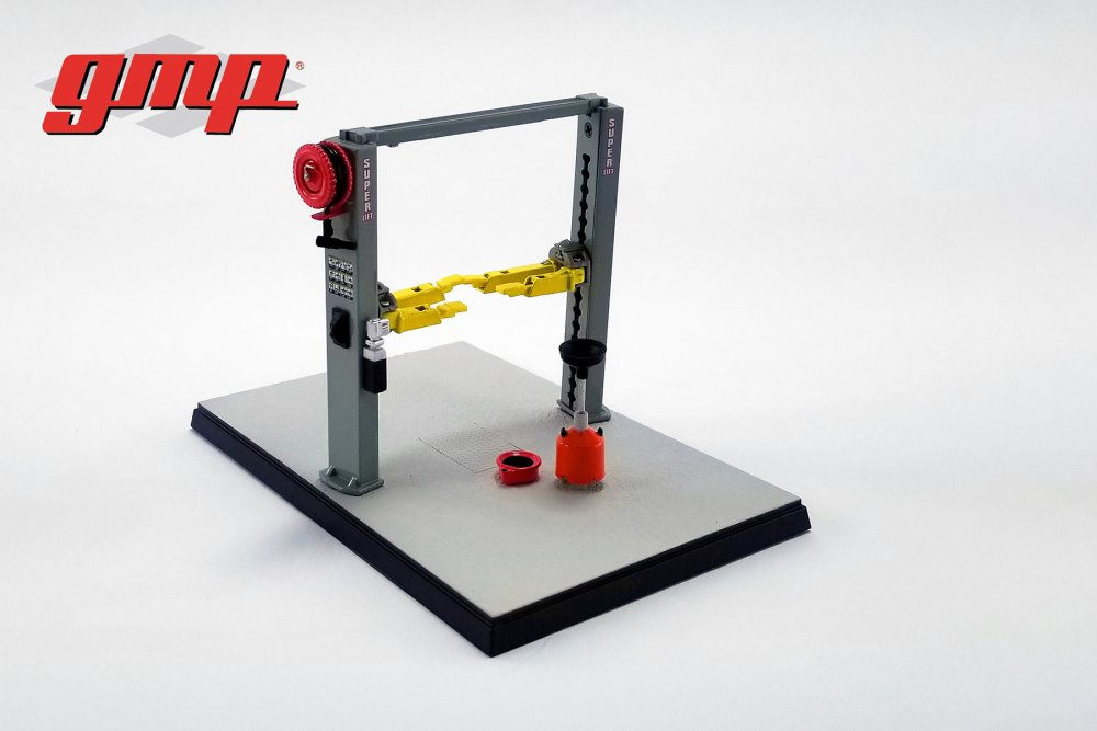 Two Post Lift, Gray - GMP 14312 - 1/43 scale Diecast Accessory