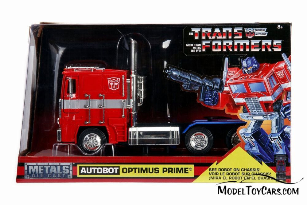 Optimus Prime, Transformers G1 - Jada 99524 - 1/24 scale Diecast Model Toy Car