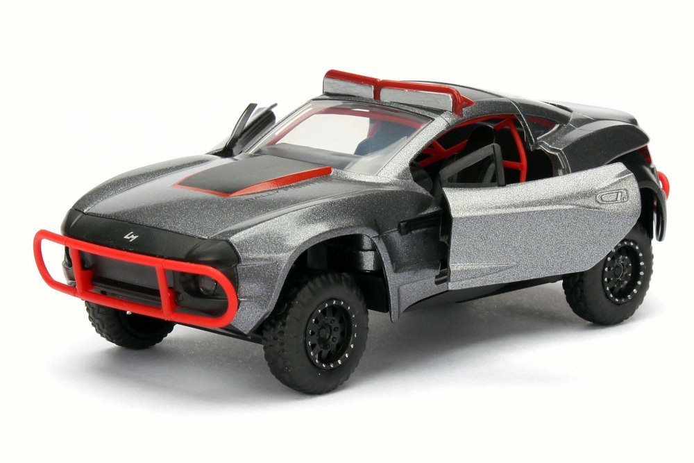 1:24ワイスピ LETTY&#39;S RALLY FIGHTER Letty's Rally Fighter, Gray w/Red - Jada 98297 - 1/24 Scale