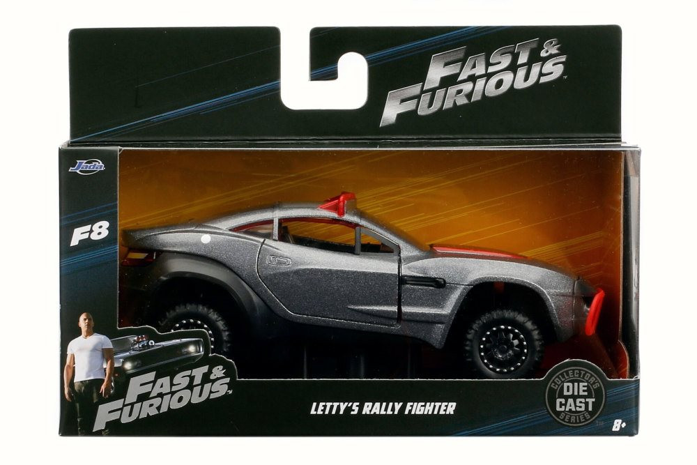 1:24ワイスピ LETTY&#39;S RALLY FIGHTER Letty's Rally Fighter, Gray w/Red - Jada 98297 - 1/24 Scale