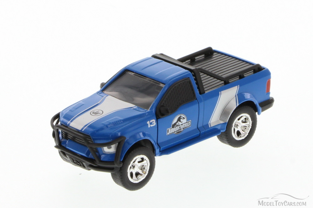 Jurassic World Rescue Truck, Blue with White Stripes - JADA 97078