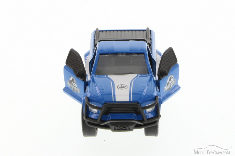 Jurassic World Rescue Truck, Blue with White Stripes - JADA 97078