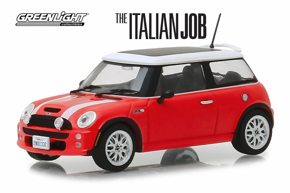 2003 Mini Cooper, The Italian Job (2003) - Greenlight 86547 - 1/43 scale Diecast Model Toy Car