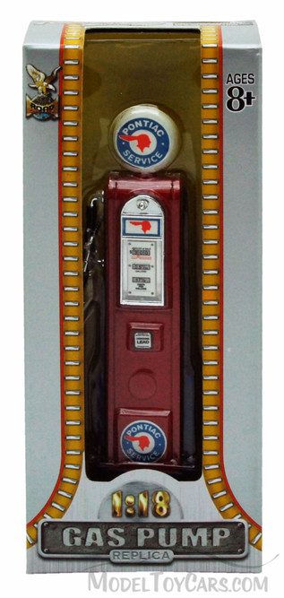 Digital Gas Pump Pontiac Service, Red - Yatming 98661 - 1/18 scale diecast model